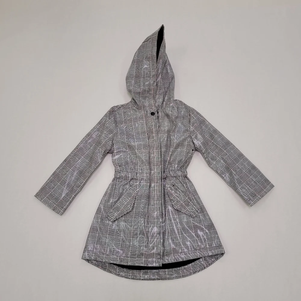 Urban Republic Girls Plaid Anorak Rain Coat